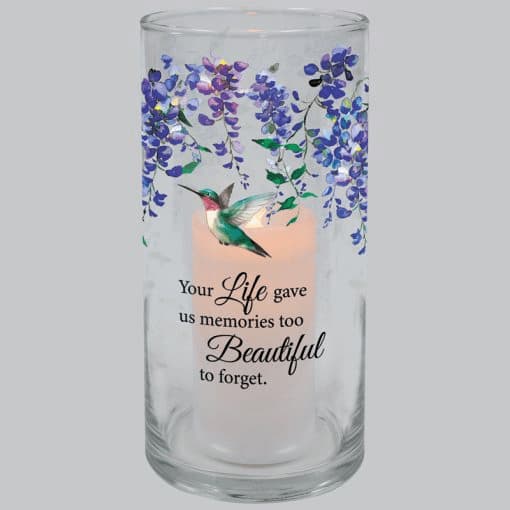 Hurricane Candle - Too Beautiful Flower Bouquet
