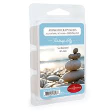 TRANQUILITY SANDALWOOD & LOTUS 2.5OZ SOY WAX MELT Flower Bouquet