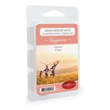 HAPPINESS GRAPEFRUIT & SAGE 2.5OZ SOY WAX MELT Flower Bouquet