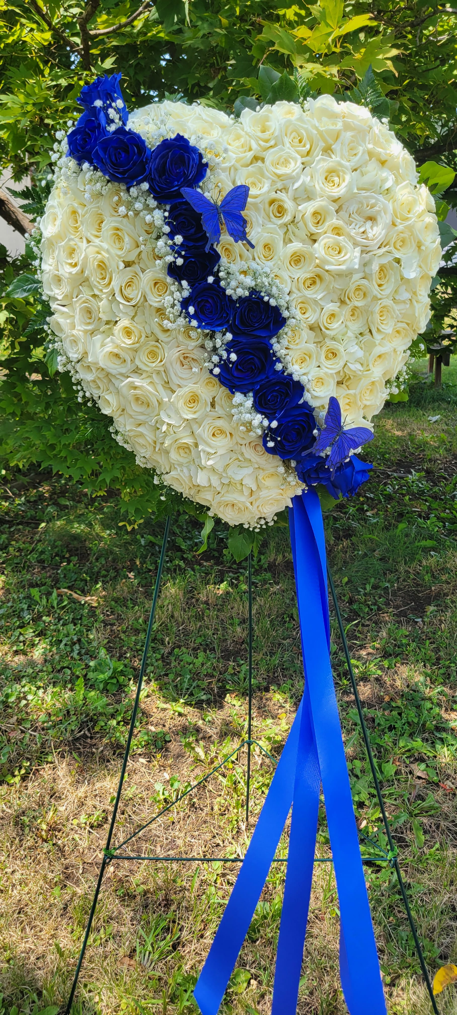 Avatar Blue Solid Rose Broken Heart