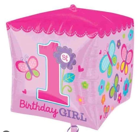 1st Birthday Girl Balloon