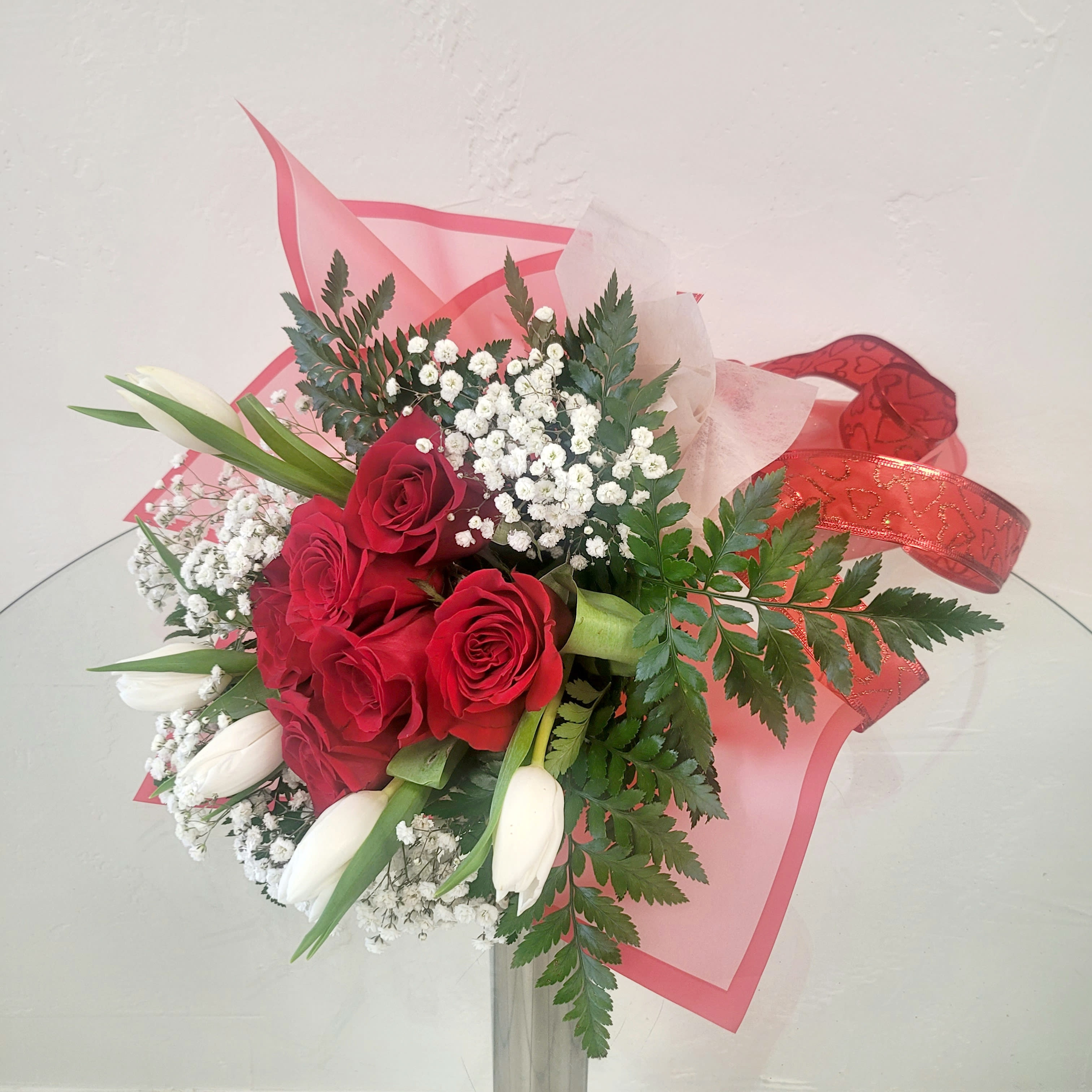 Roses w/ Tulips Bouquet Flower Bouquet