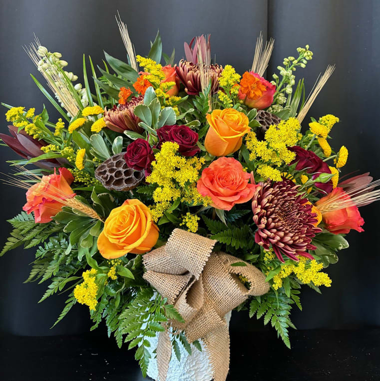 Autumn Sympathy Container
