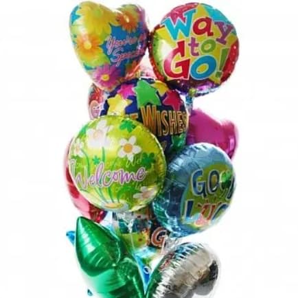 Festive Balloon Bouquet for All Occasions Flower Bouquet