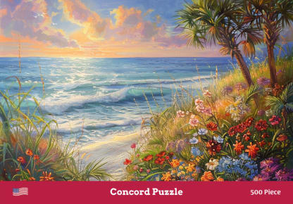 Flower Garden Florida Beach Puzzle Flower Bouquet