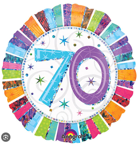 70th Birthday Balloon