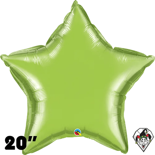 Lime Green Star Balloon