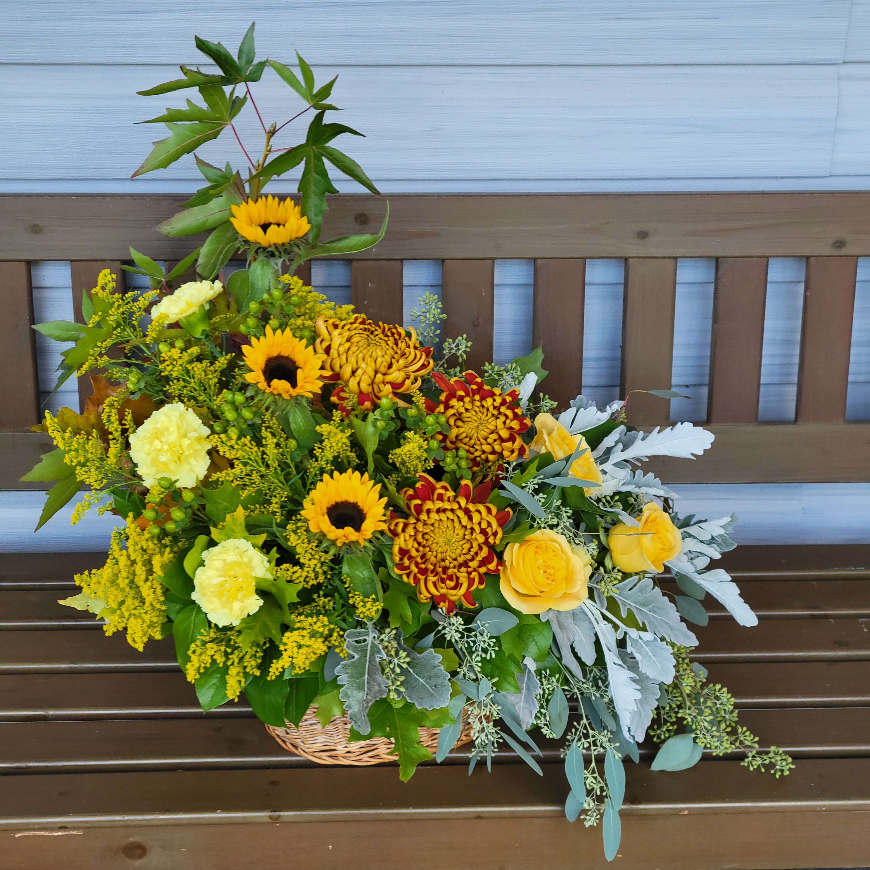 Summers Nights - Floral Arrangement in Basket