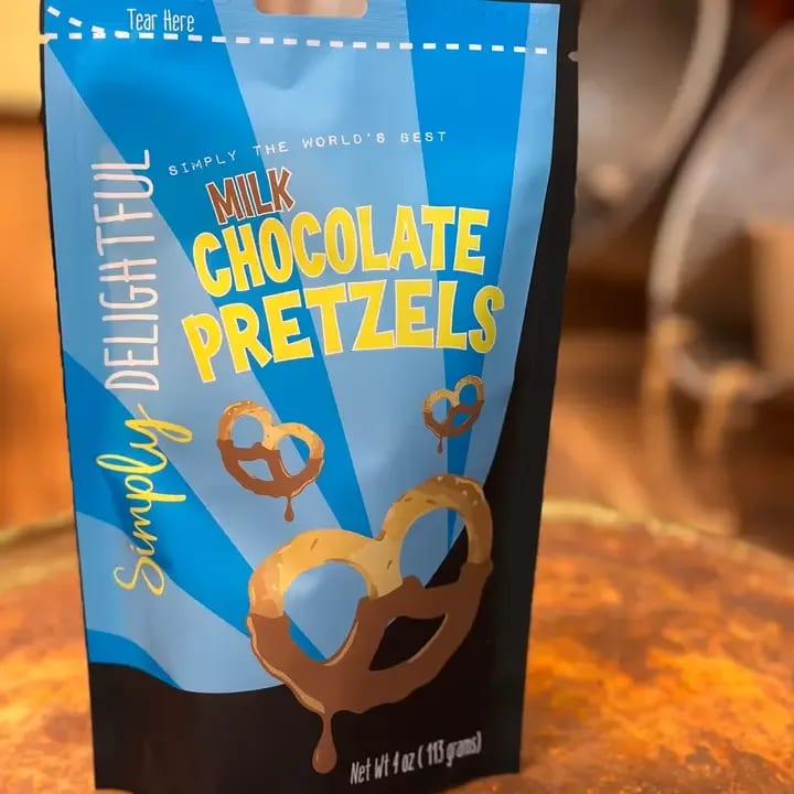 Milk Chocolate pretzels