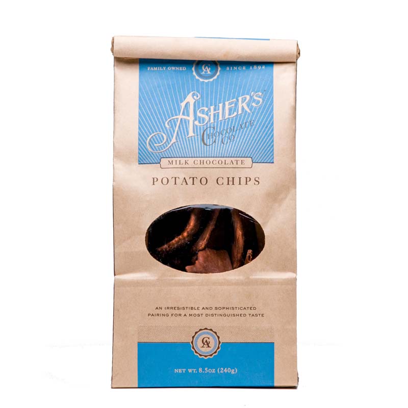 Asher's Milk Chocolate Covered Potato Chips