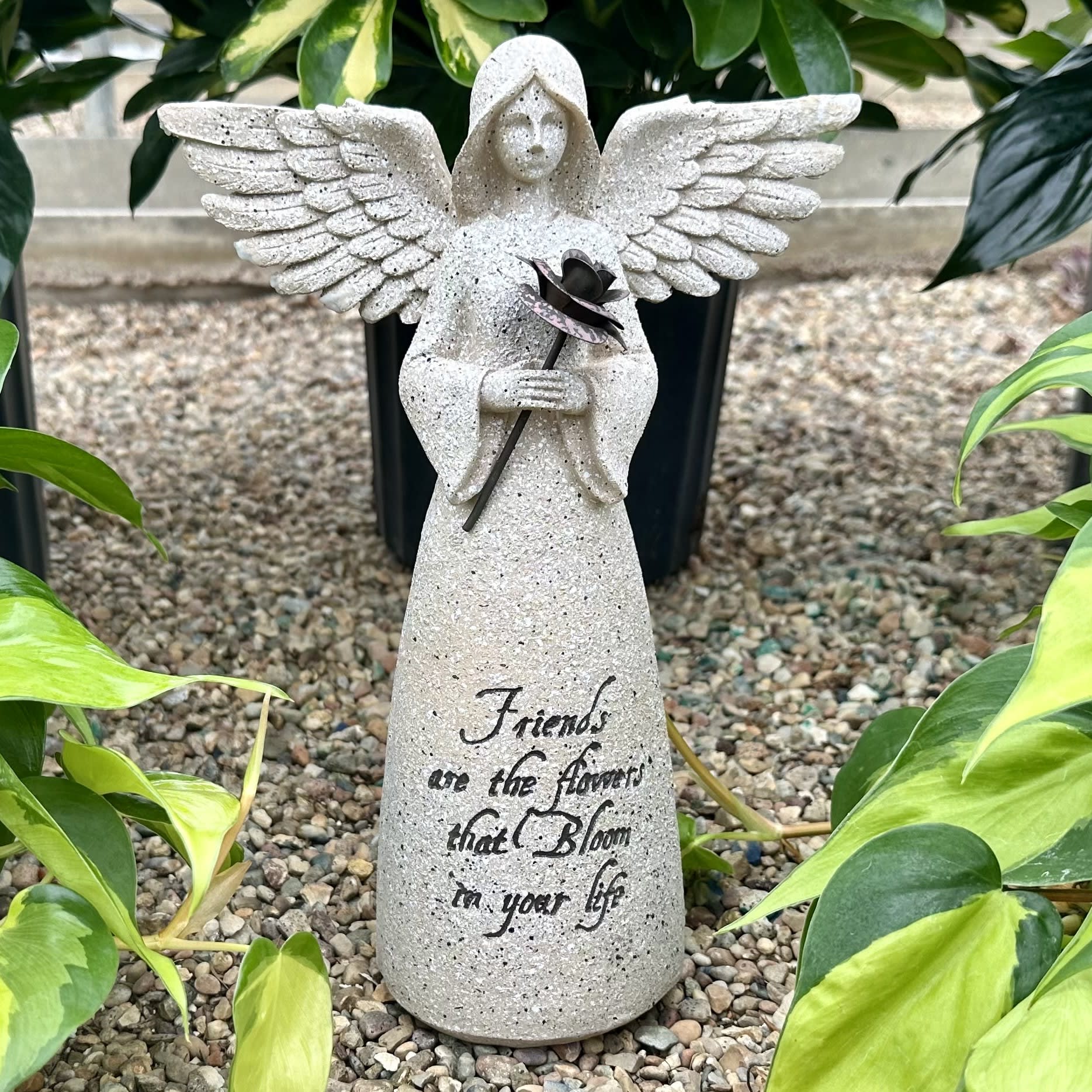 Friends are the flowers Angel Flower Bouquet