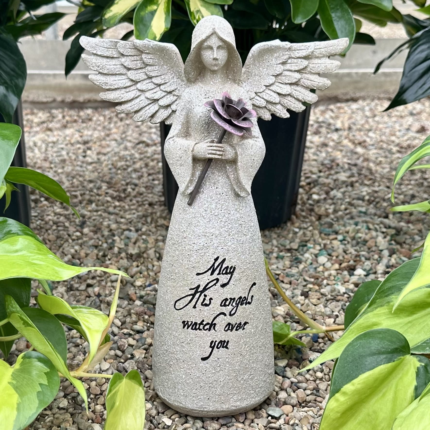 May His Angels Watch Over You Angel Flower Bouquet