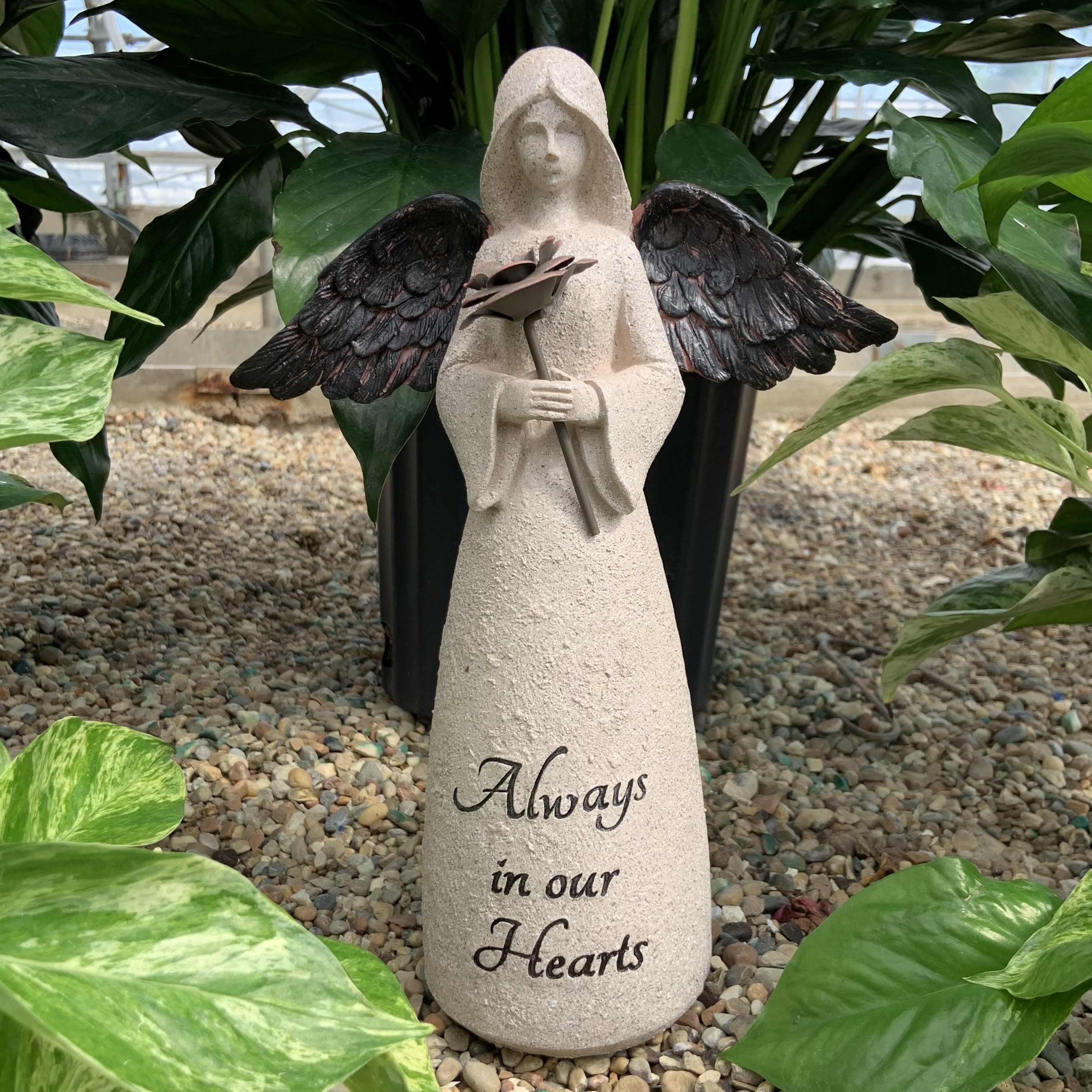 Always in our Hearts Angel Flower Bouquet
