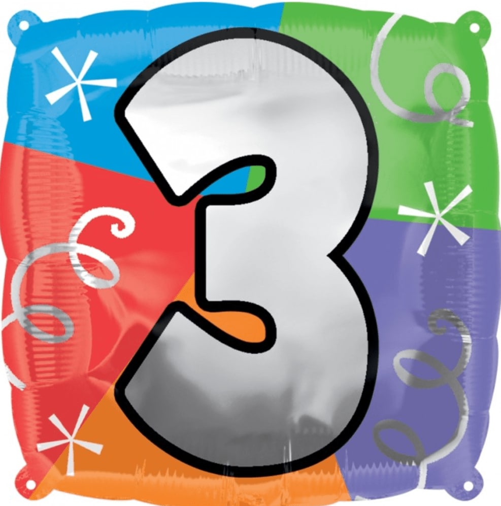 Birthday Number Balloon 3