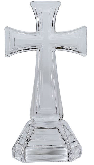 Standing Glass Cross