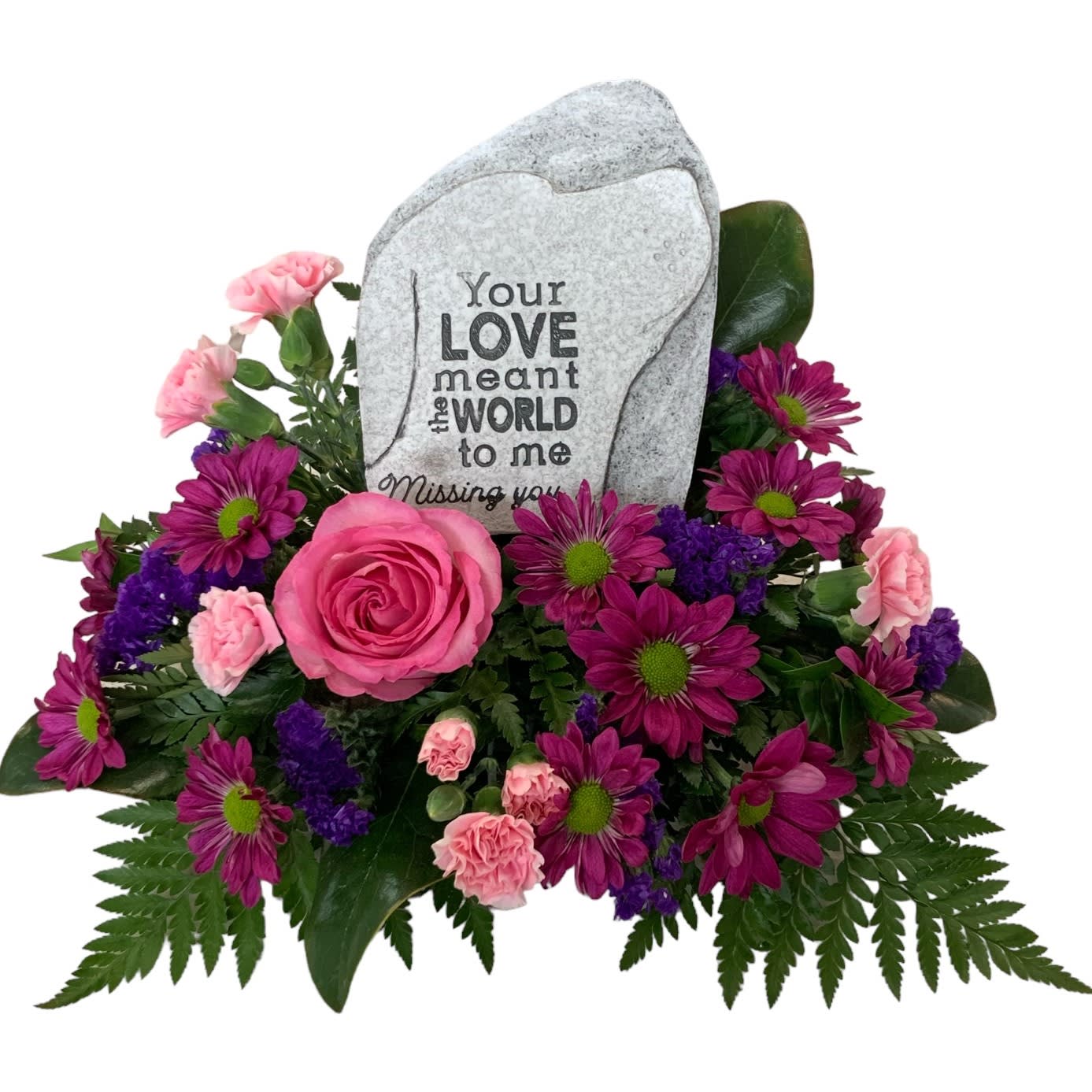 Your Love Dog Memorial Stone