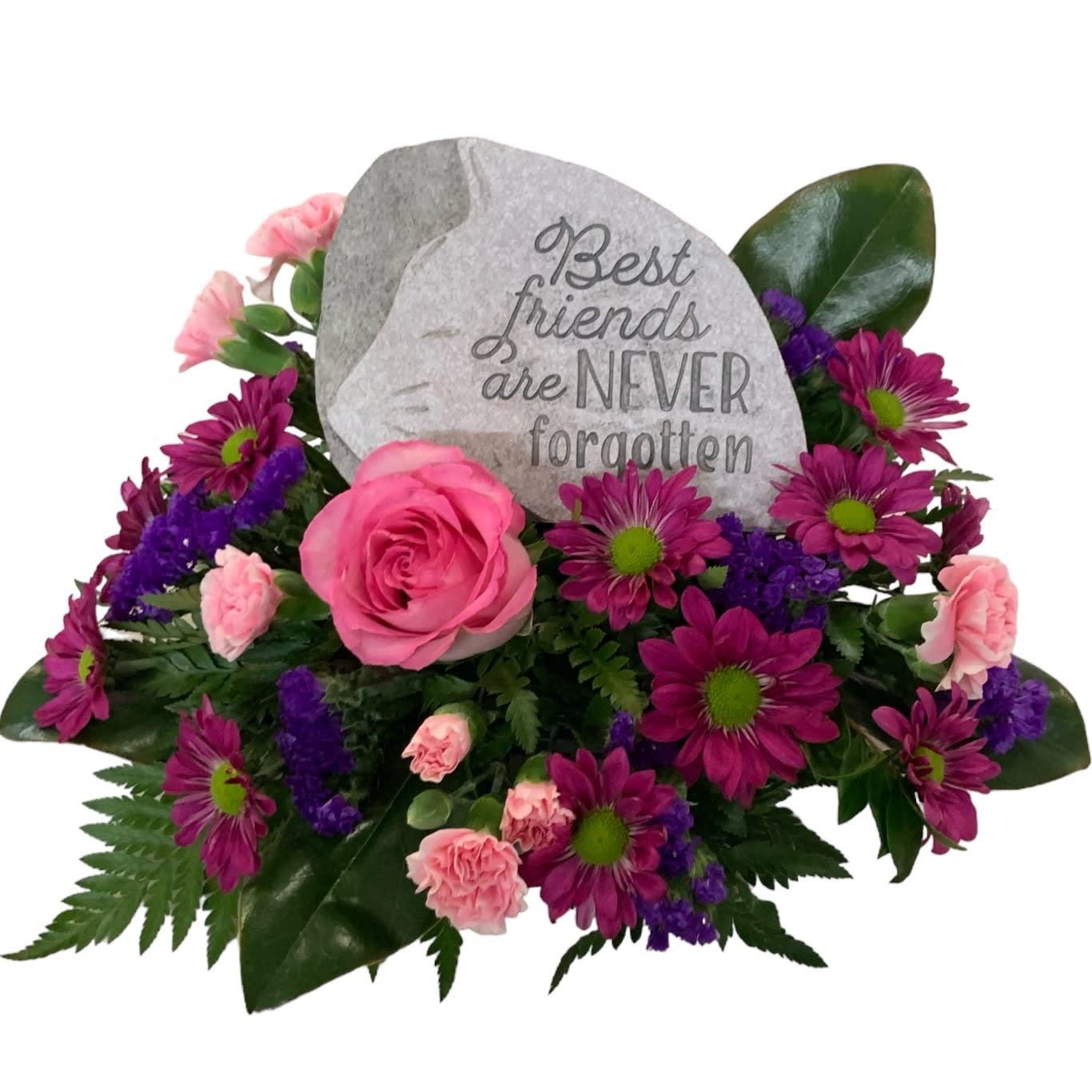 Best Friends Cat Memorial Stone