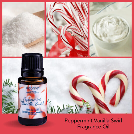 PEPPERMINT VANILLA SWIRL PREMIUM FRAGRANCE OIL Flower Bouquet