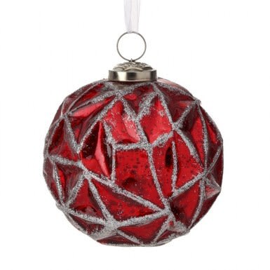 4'' CHRISTMAS JEWELS BALL ORNAMENT