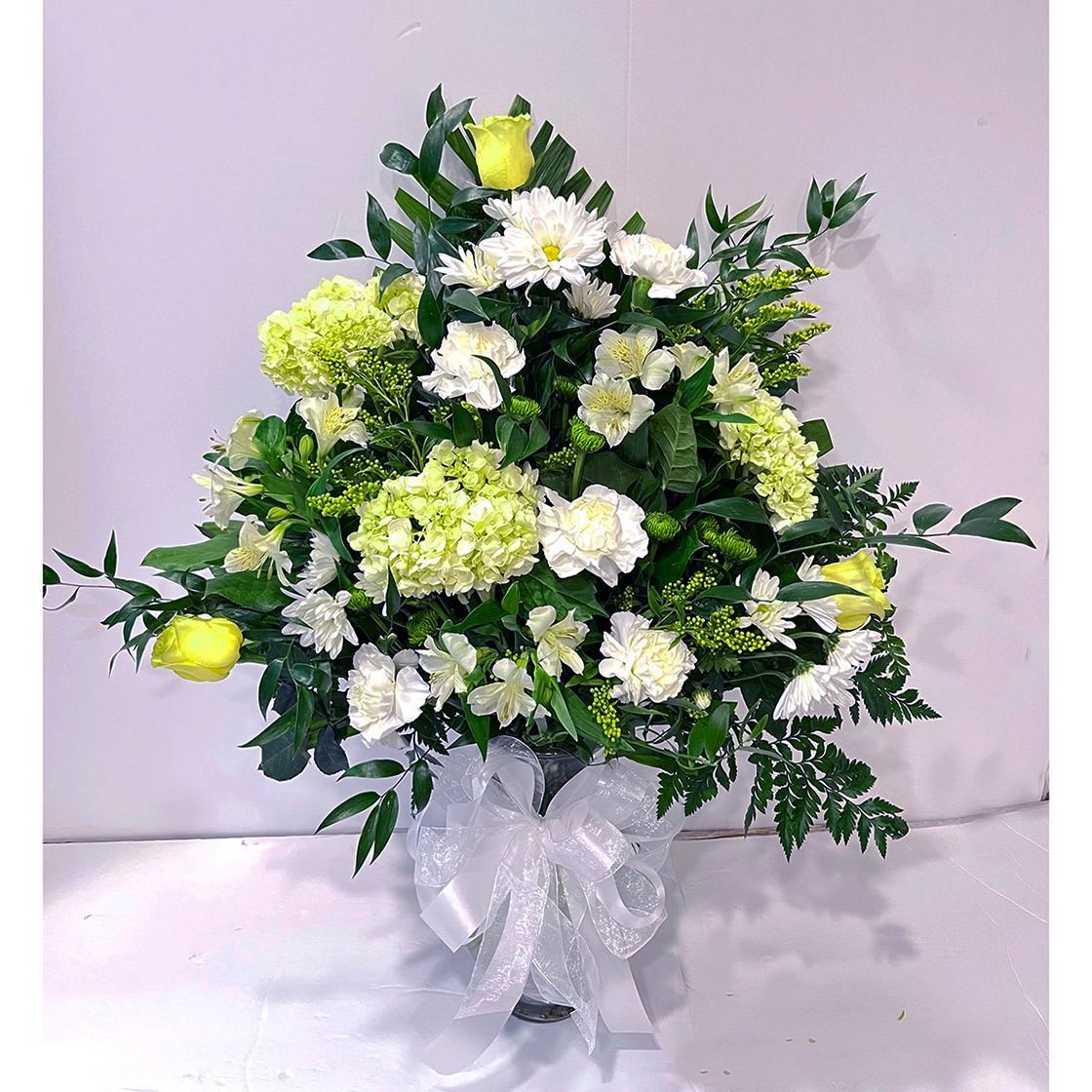 Spring Greens Mixed Vase