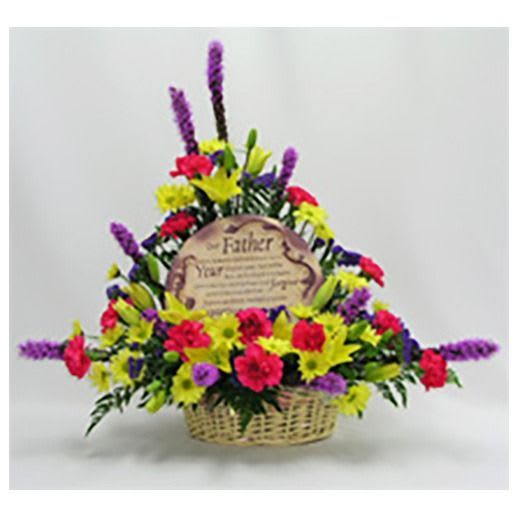 Primary Color Flowers with Stepping Stone Flower Bouquet