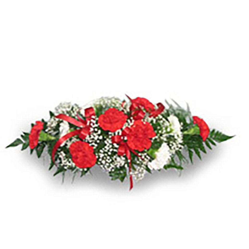 10 Carnation Lid Piece Flower Bouquet