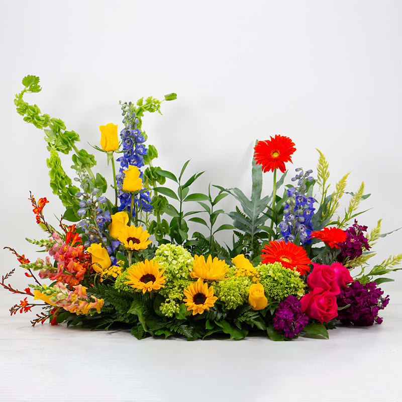 Vibrant Memorial Wreath