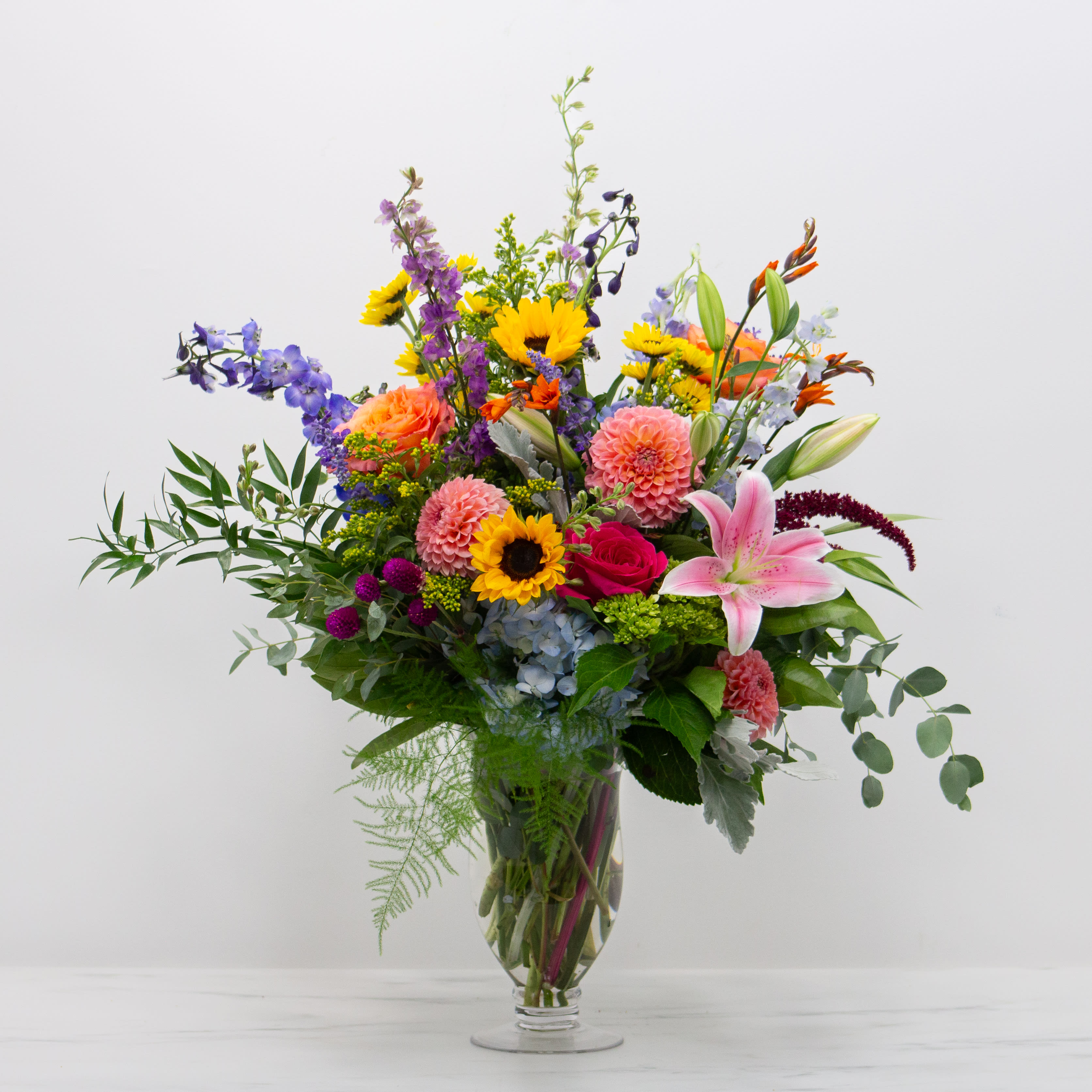 Vibrant Side Table Arrangement