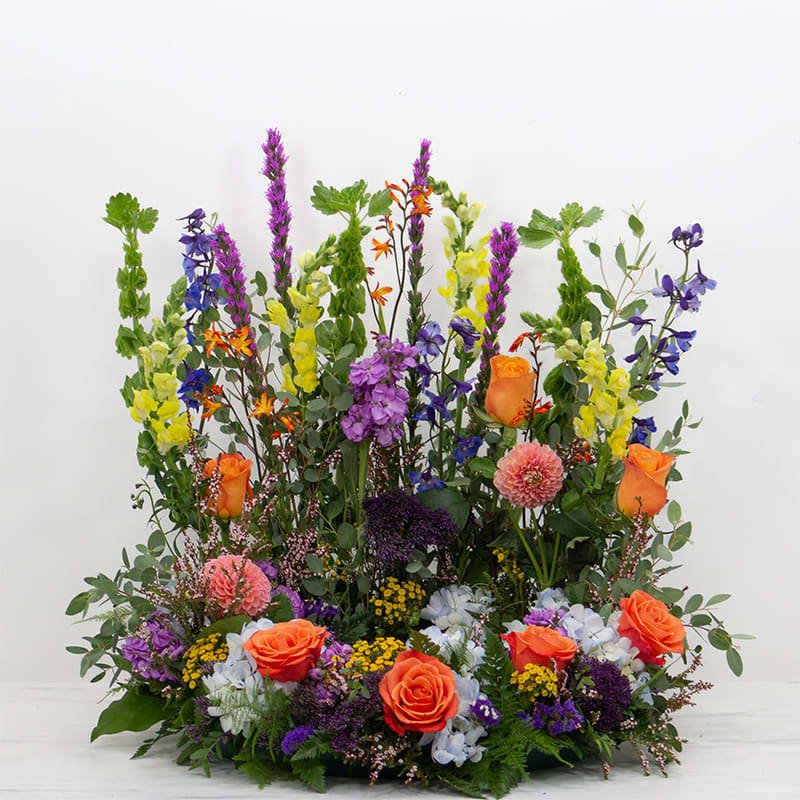 Pastel Memorial Wreath