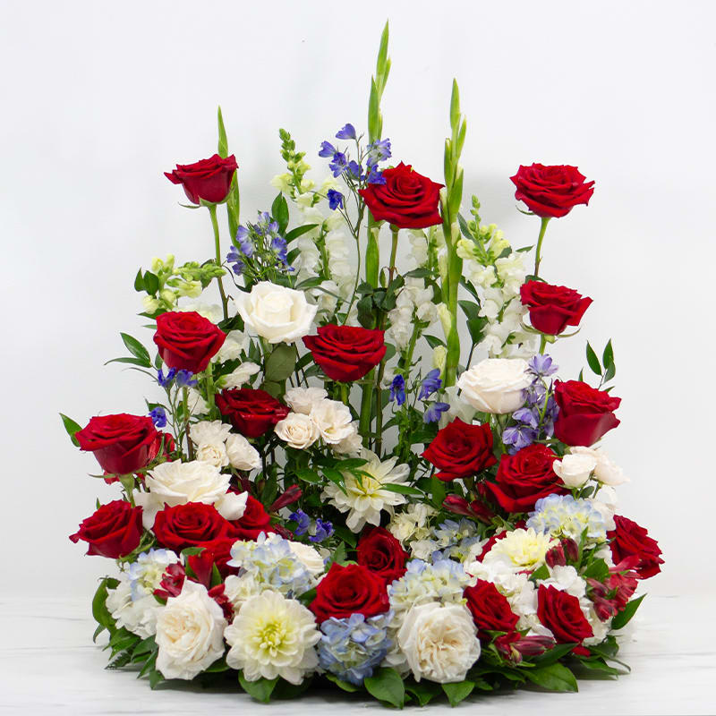 Patriotic Memorial Wreath