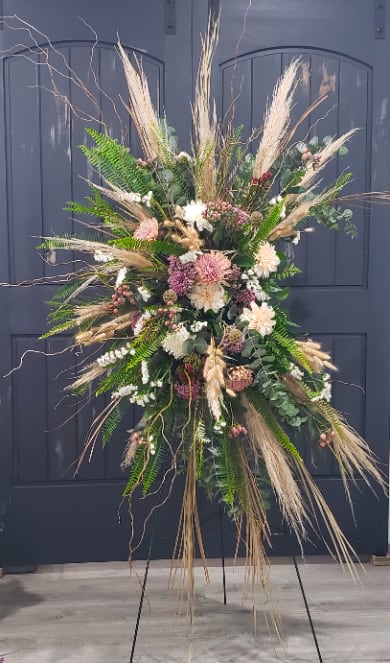 Crescent Botanical Swag