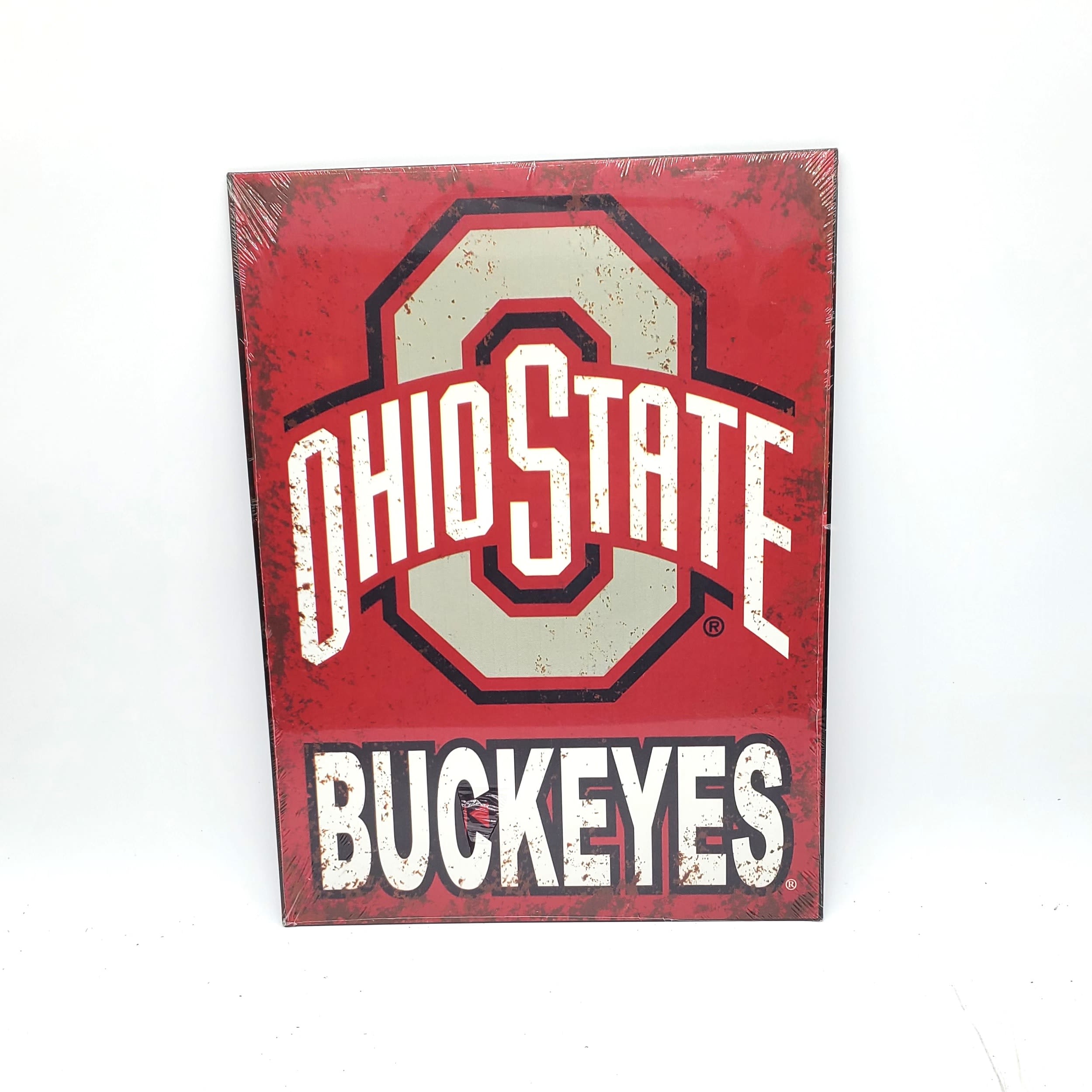 Metal OSU buckeyes wall hanging Flower Bouquet