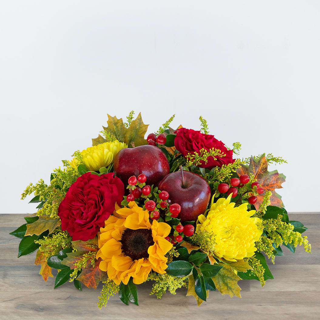 Autumn Orchard Centerpiece Flower Bouquet