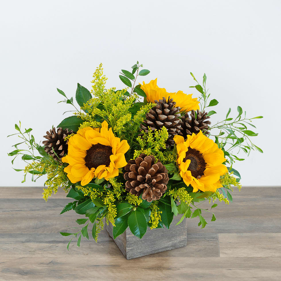 Harvest Sunburst Flower Bouquet