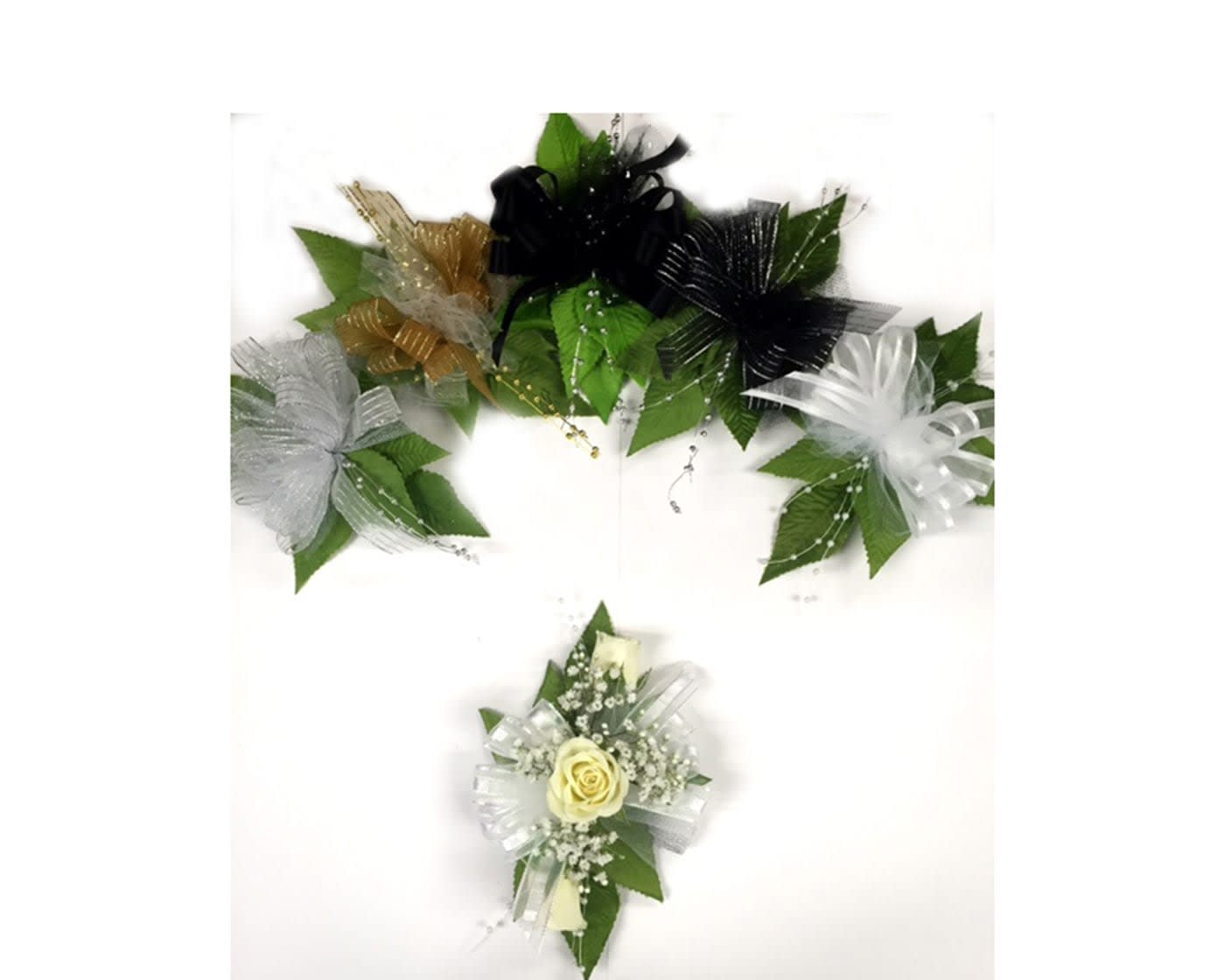 Mini Rose Wrist Corsage Flower Bouquet