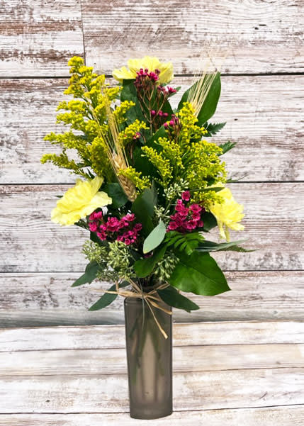 Fall Mixed Floral Vase
