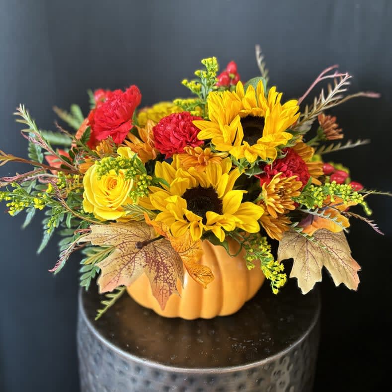 Pumpkin Spice Flower Bouquet