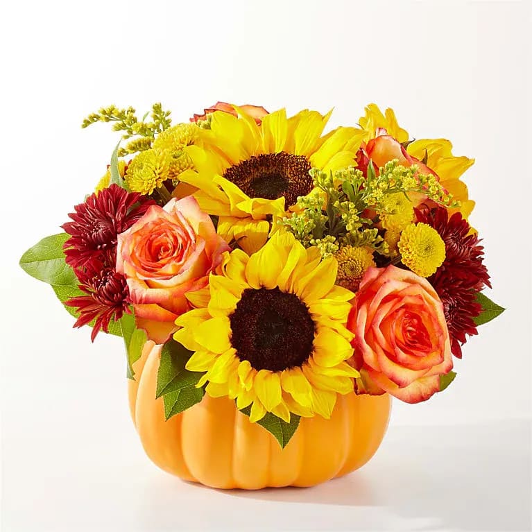 Golden Gourd Pumpkin Bouquet 2024