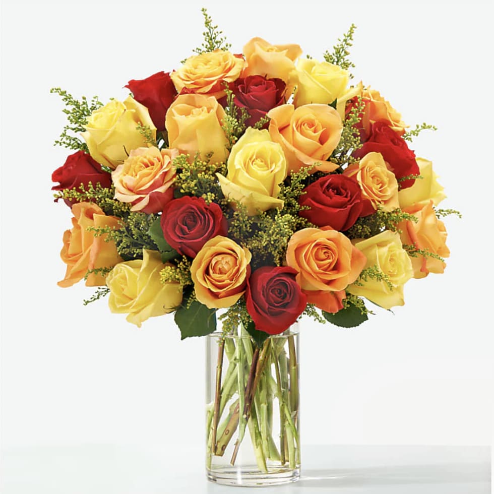 Sunlight Fall Rose Bouquet Flower Bouquet