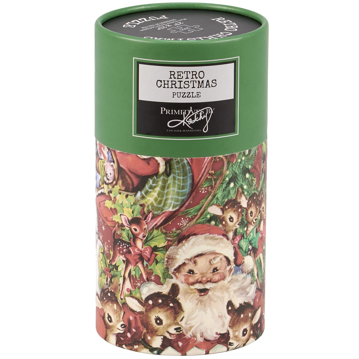 RETRO CHRISTMAS PUZZLE Flower Bouquet