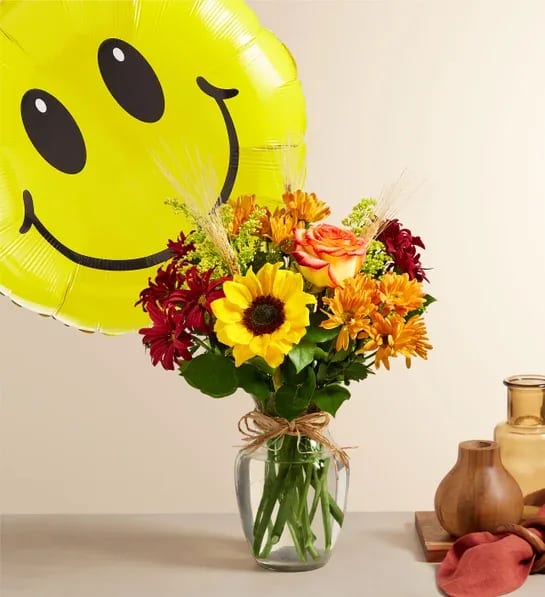 Fields Of Europe® for Fall with Jumbo Birthday Balloon