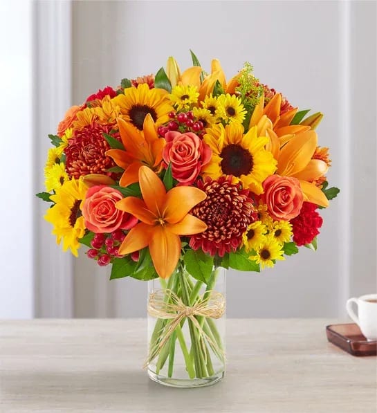 Sincerest Sorrow™ Fall Flower Bouquet