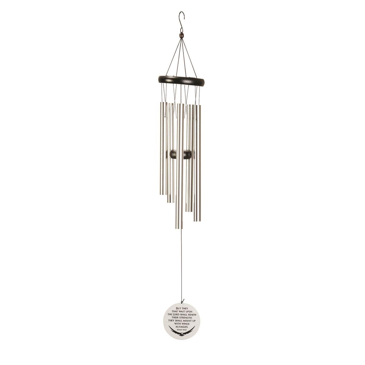 Eagle Wind Chime Isaiah 40:31 Flower Bouquet