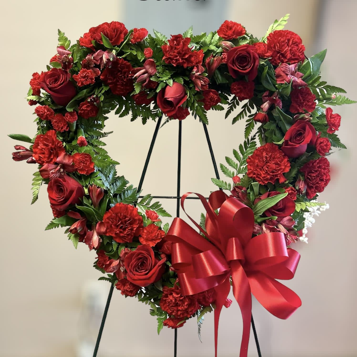 Red Heart Spray Stand