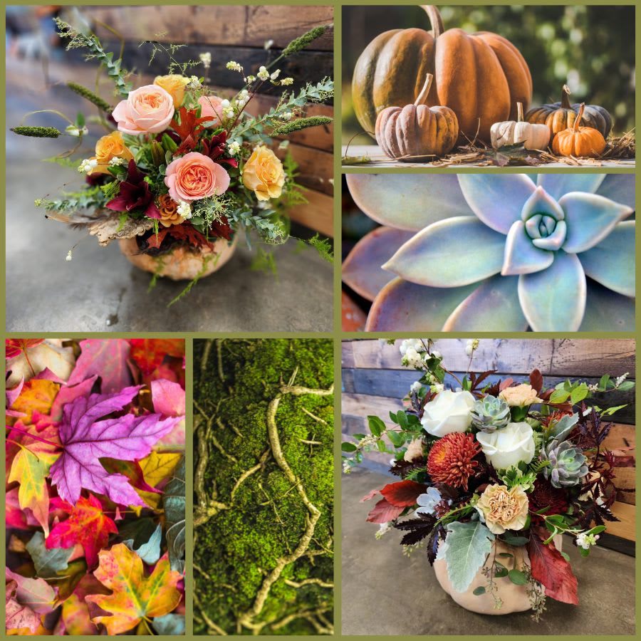 Autumn "Bouqkins" - Autumn Flowers Flower Bouquet