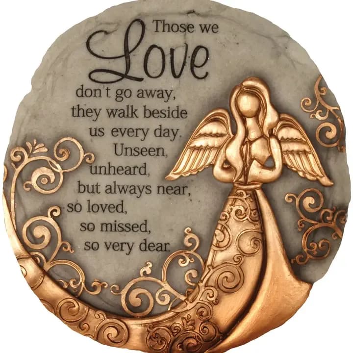 Bronze Angel Stepping Stone