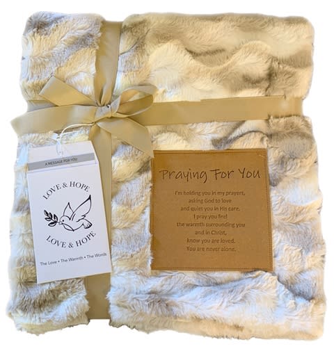 Sentiment Patch Throw, Praying for You