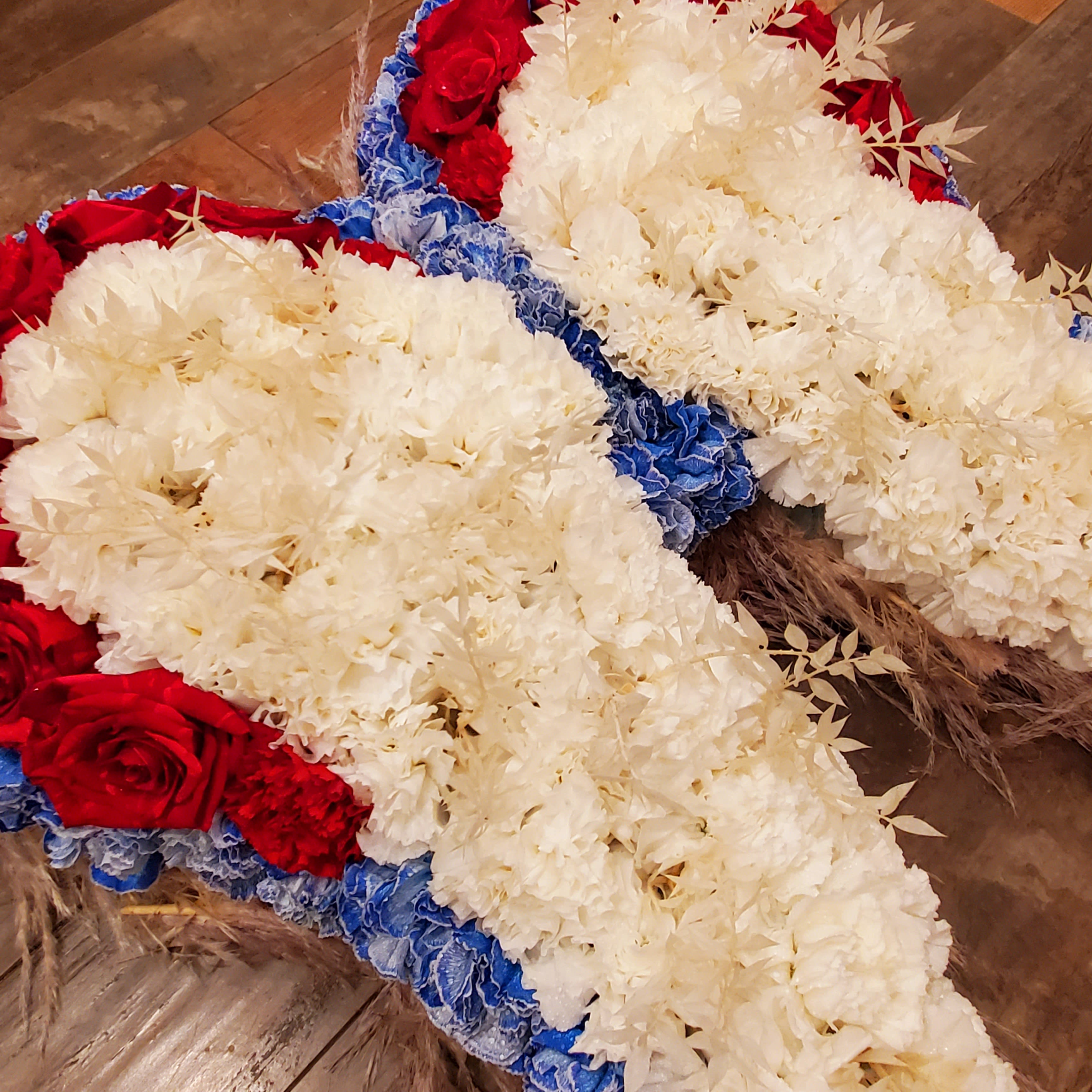 Angel Wings in Red White and Blue