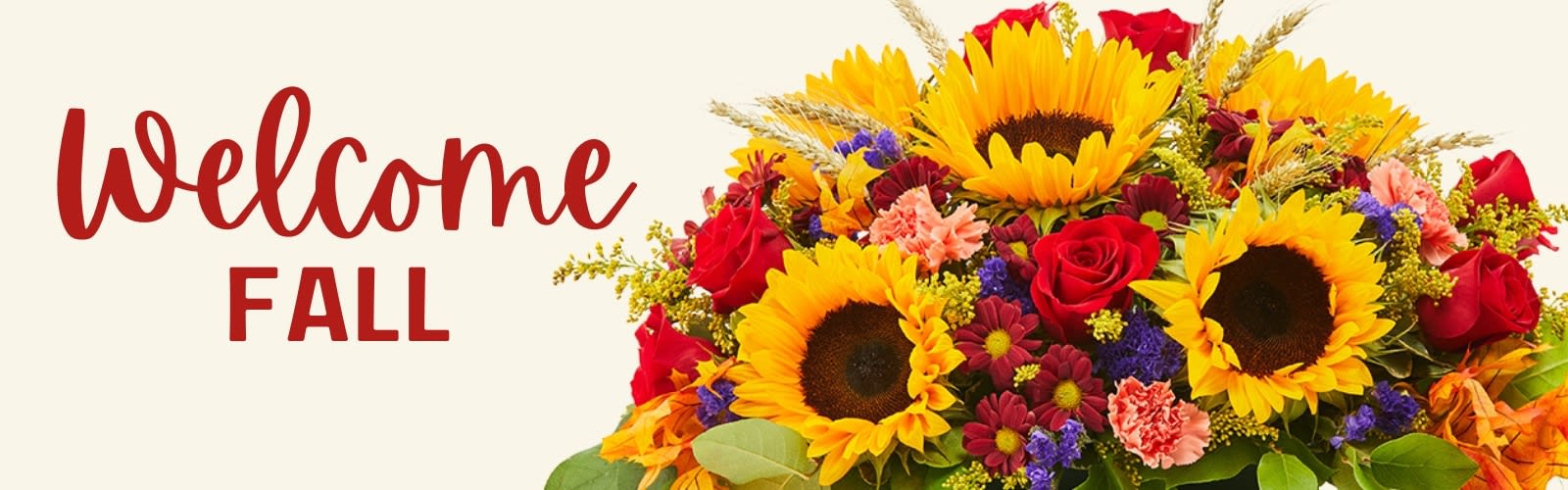 Welcome Fall with Flowers