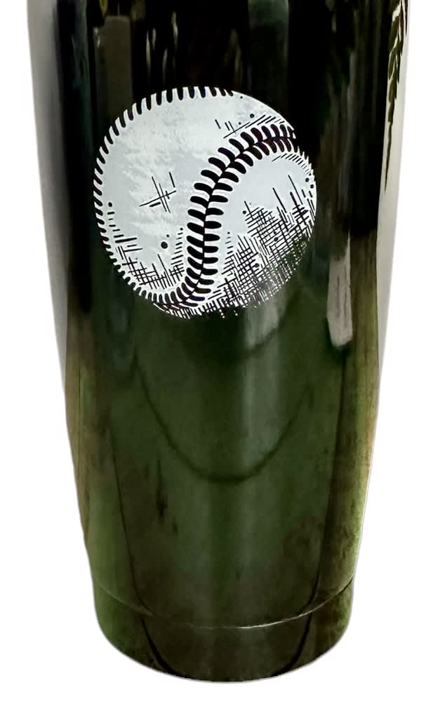 Baseball "Go Hard or Go Home" Tumbler Flower Bouquet